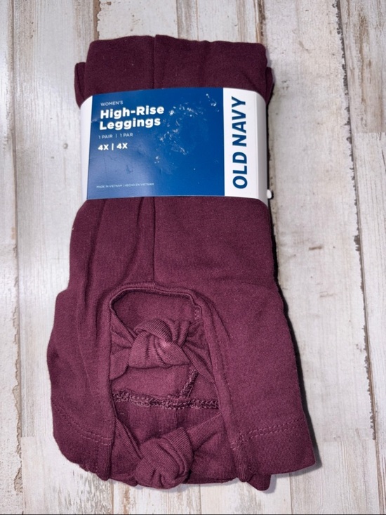 Old Navy Pants - Old Navy High-Rise Double Knotted Ankle Leggings Size 4X New